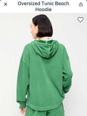 Old Navy XXL Green Beach Hoodie